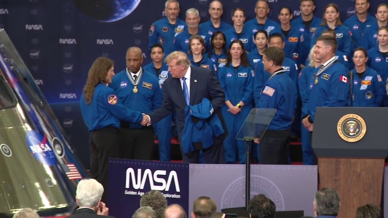 President Trump awards Artemis II crew Congressional Space Medal of Honor