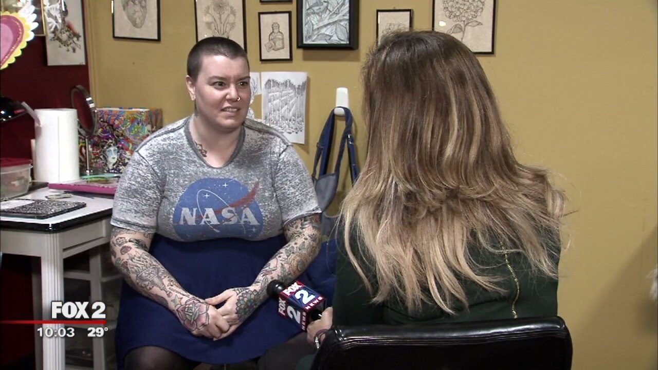 Sex assault survivor artist raises money with tattoos to help others