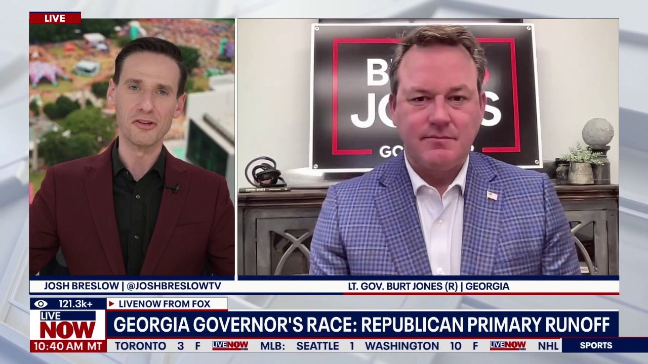 GA Governor's race: Lt. Gov. Burt Jones joins LiveNOW