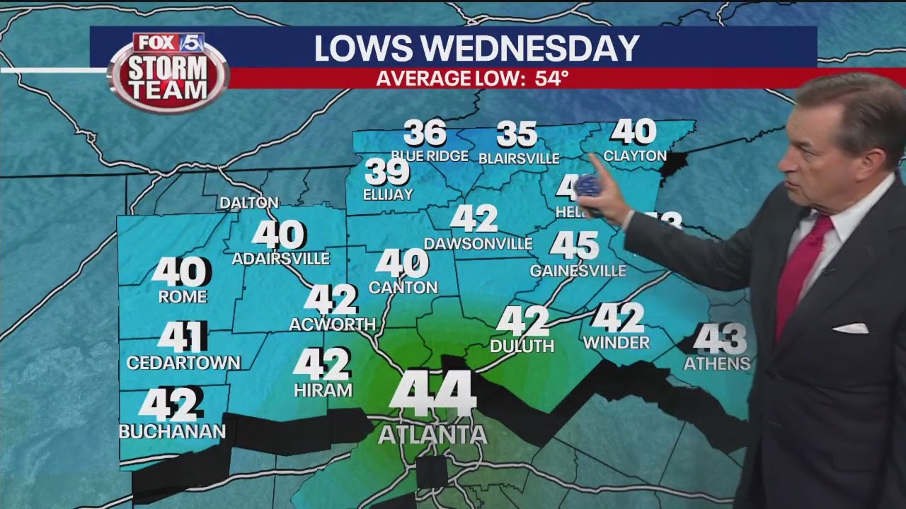 Tuesday night forecast update