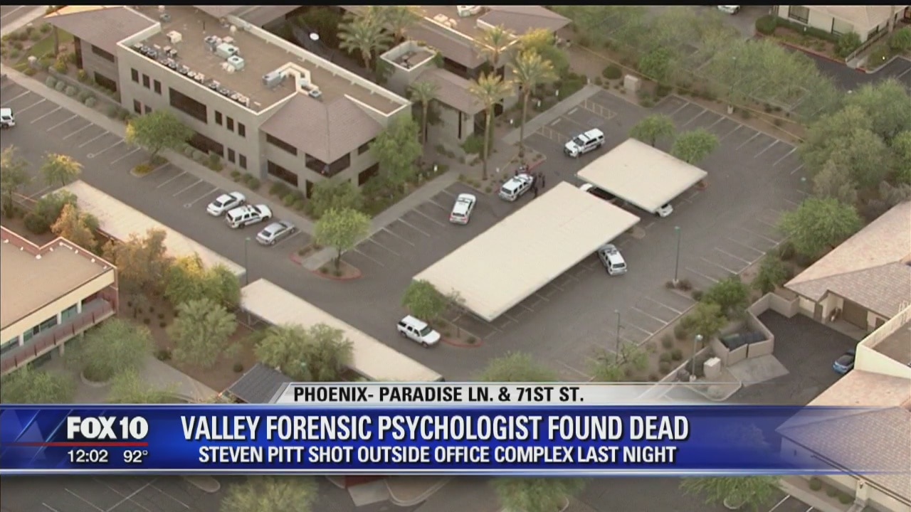 Valley forensic psychiatrist shot, killed outside office