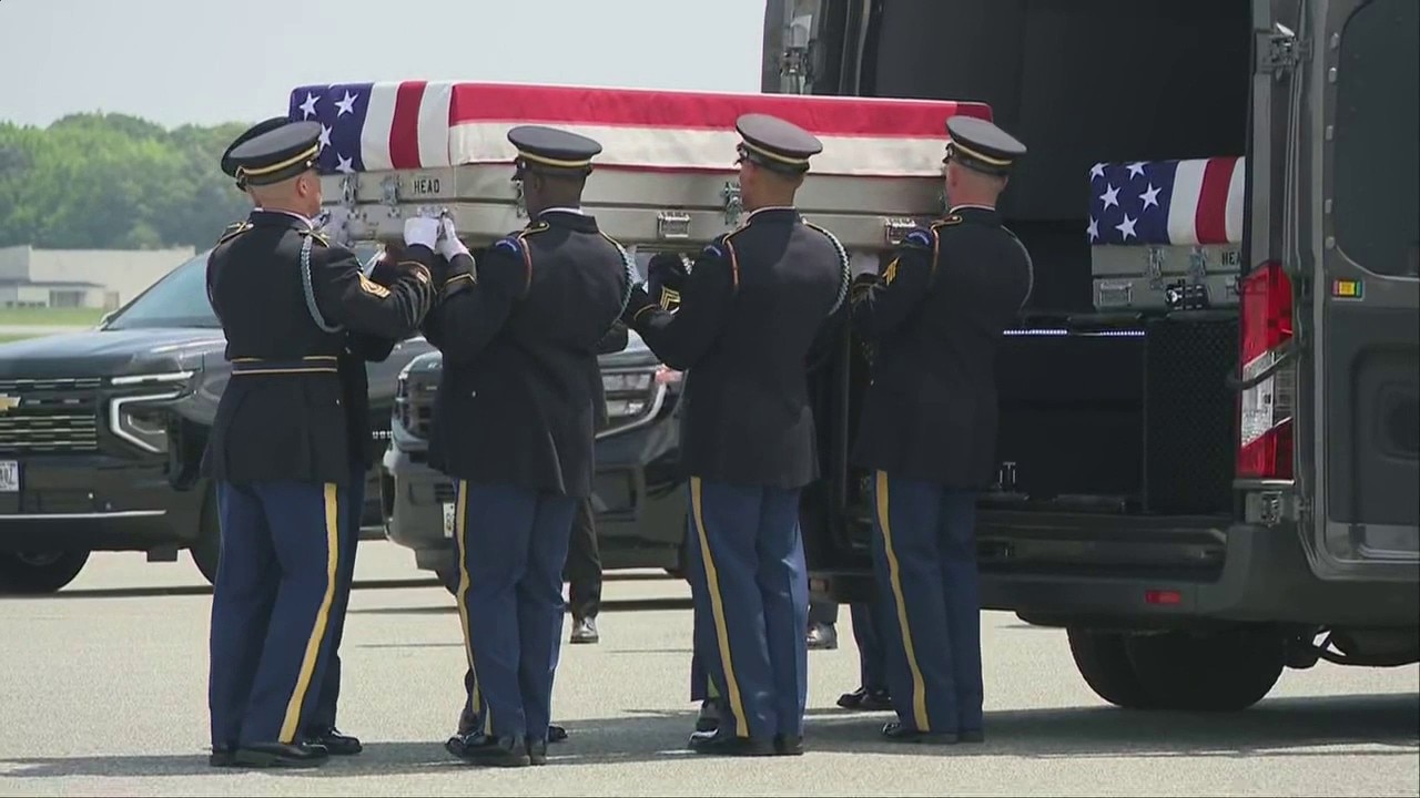 Bodies of fallen U.S. soldiers return home