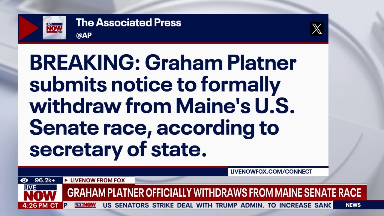 Platner officially withdraws from the Maine Senate race