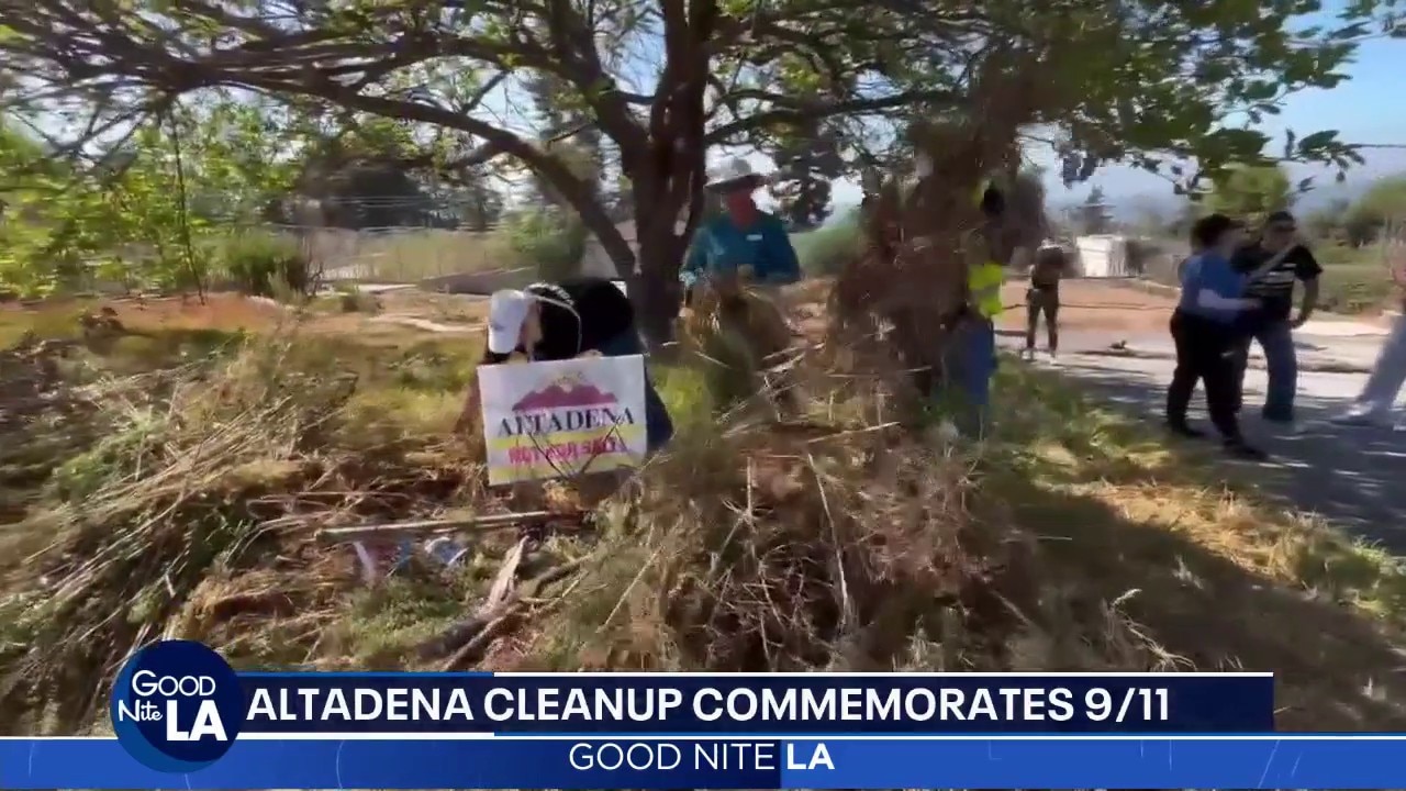 Altadena cleanup commemorates 9/11 victims