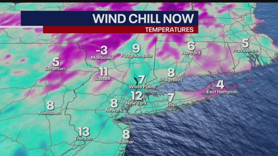 Extremely cold temperatures sweep through NY region