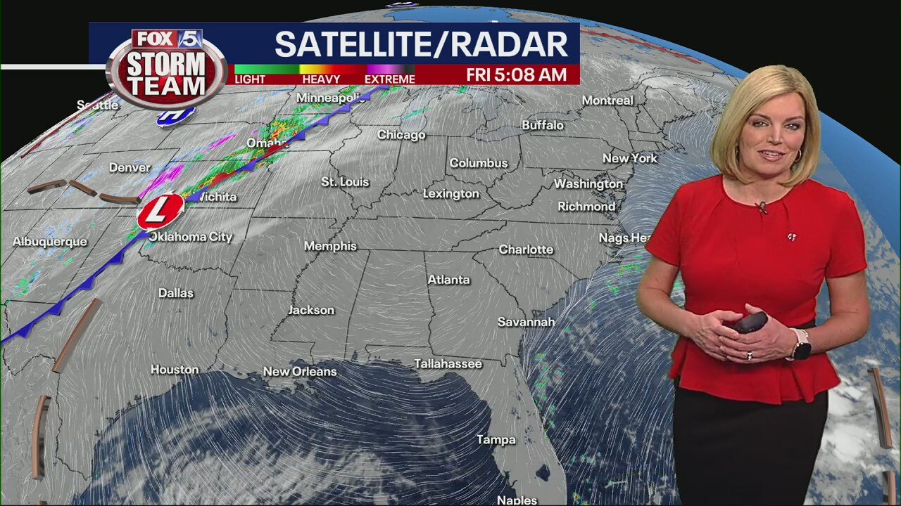 Friday morning weather forecast