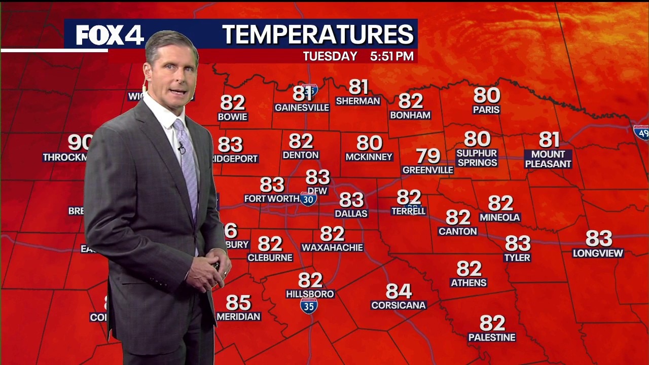 Dallas weather: May 12 evening forecast
