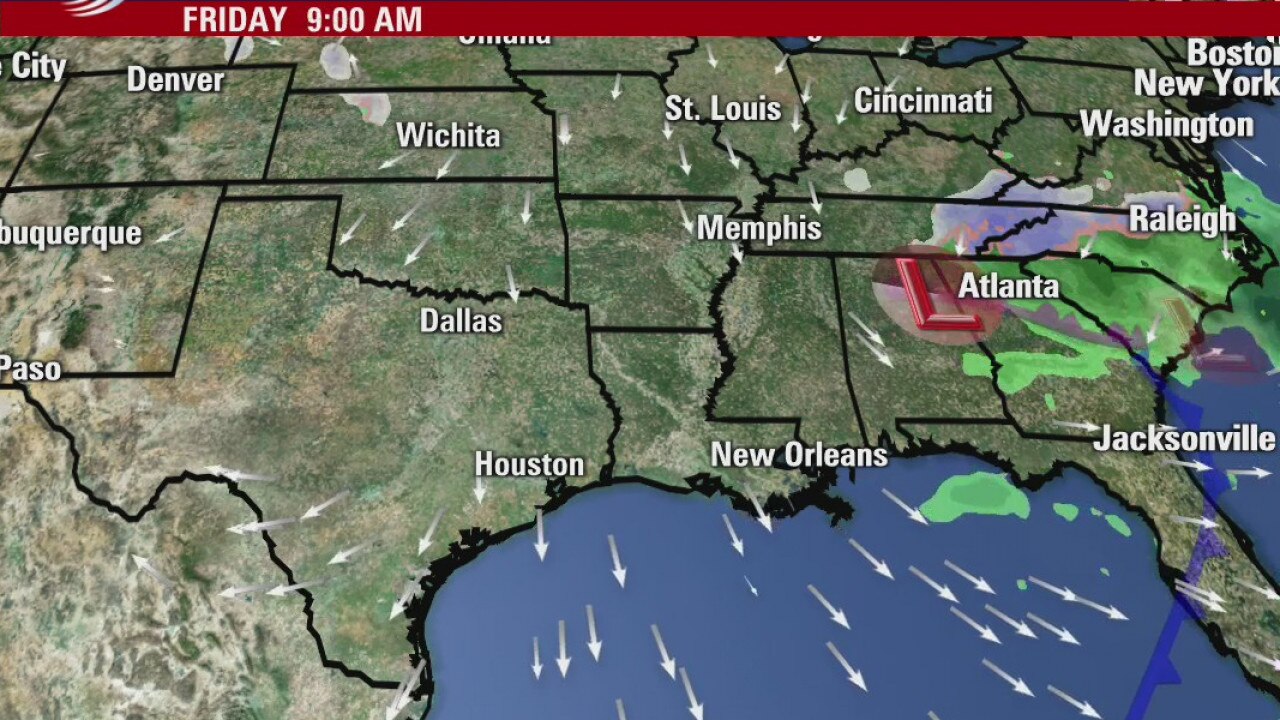 Friday morning weather forecast