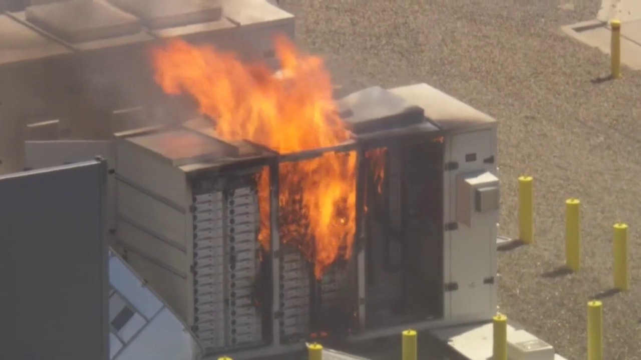 Fire breaks out at water treatment plant in La Verne 