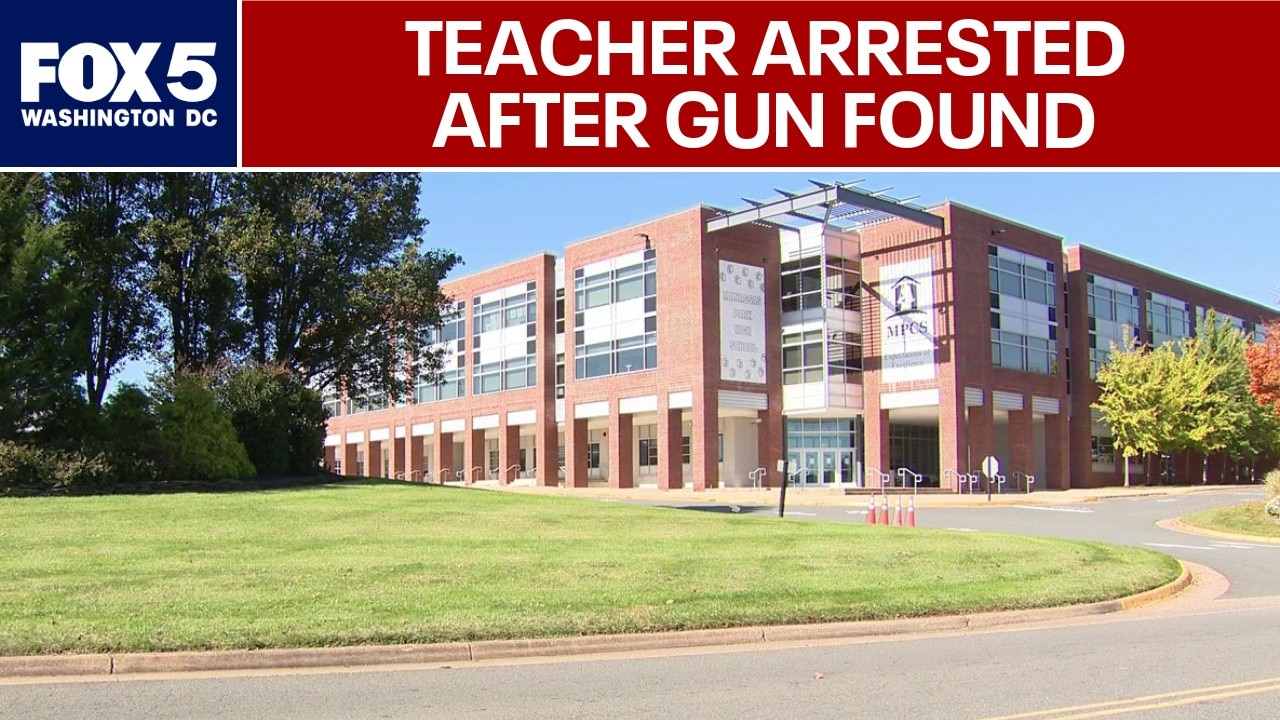 Manassas Park City teacher arrested after gun found in school parking lot