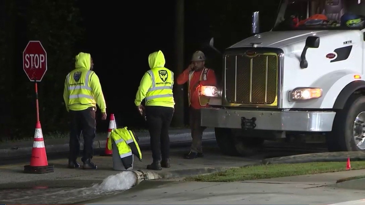 Atlanta water line bursts as crews battle main