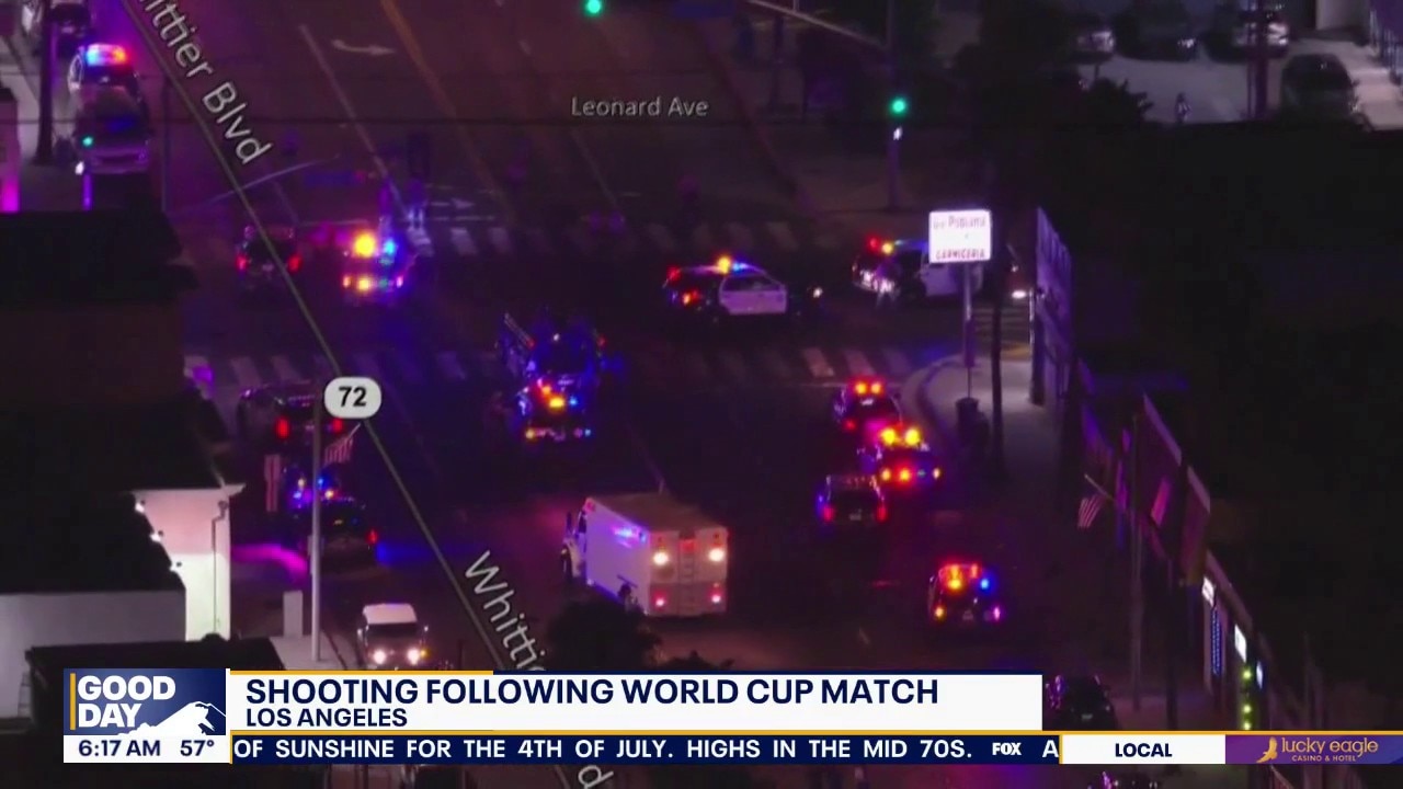 Shooting in Los Angeles following World Cup match