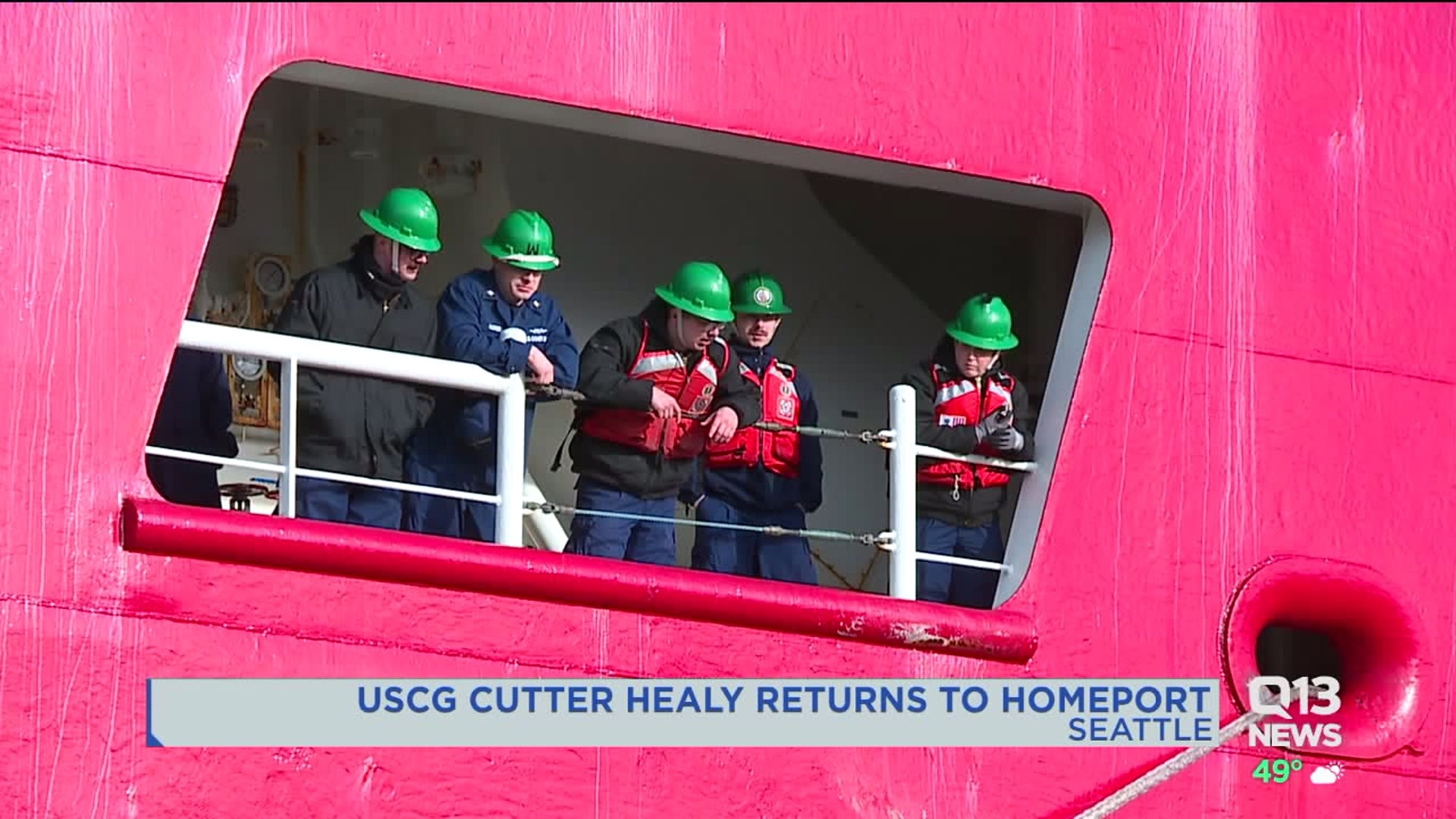 Icebreaker Arrives in Seattle