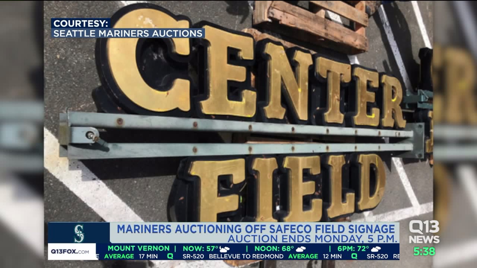 Mariners auction off Safeco Field signage