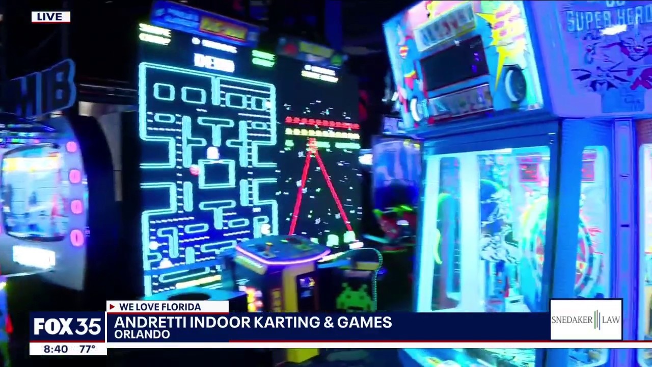 Inside Andretti Indoor Karting & Games