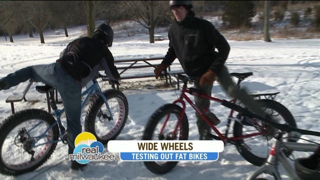 Chip learns about the history of the `Fat Bike`