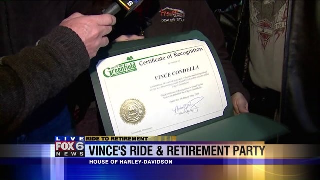 What a day it has been for Vince Condella