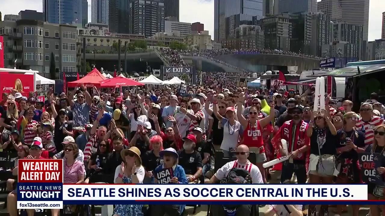 World Cup crowds take over downtown Seattle