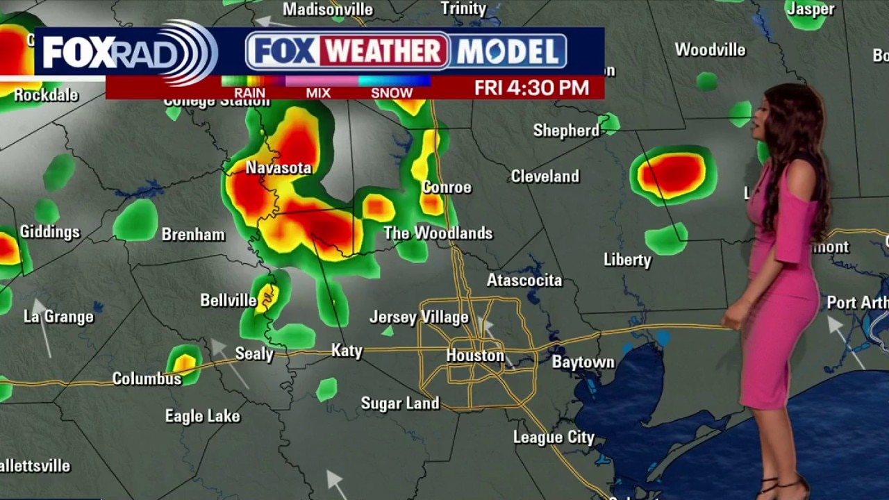 Houston weather: Scattered showers, storms possible on Friday