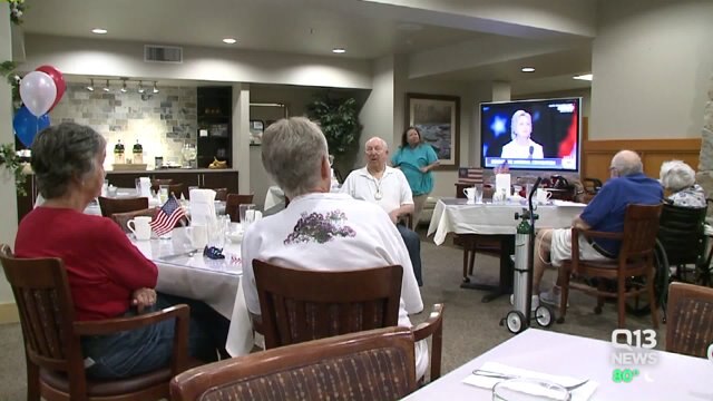 Local senior citizens react to Hillary Clinton`s historic nomination