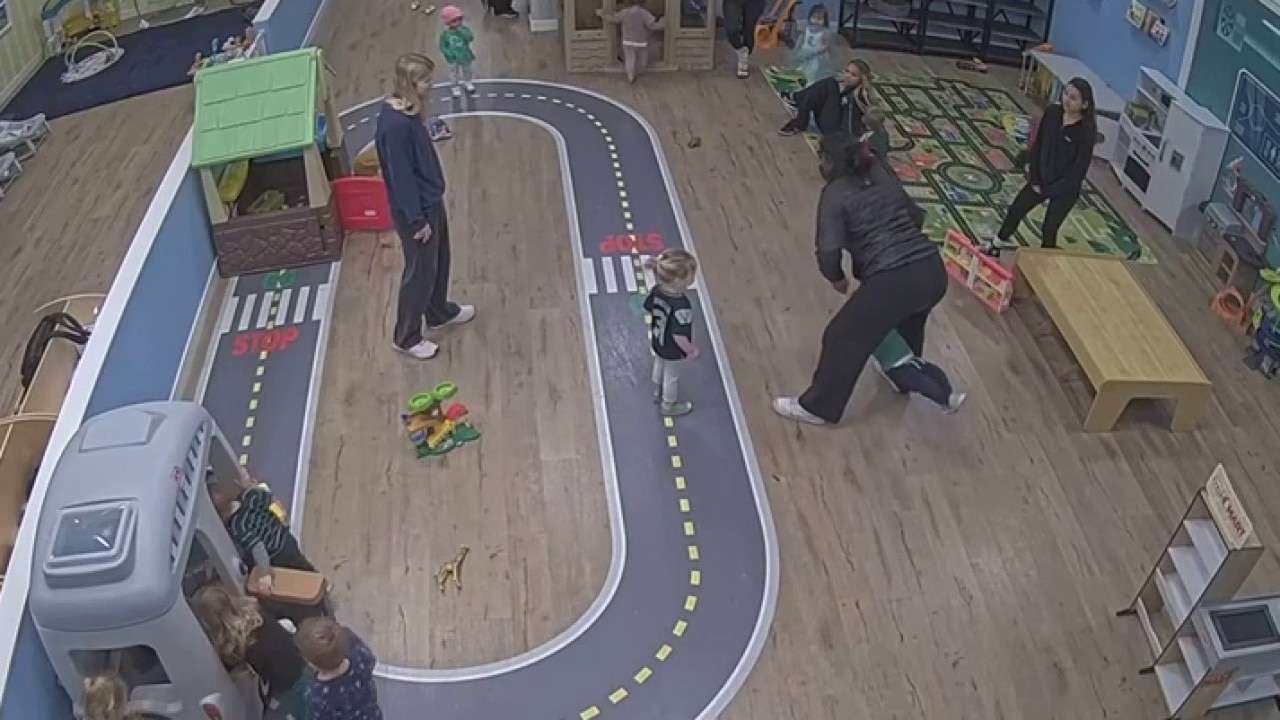 Disturbing video: California daycare worker dropped 2-year-old, causing traumatic brain injury, lawsuit alleges