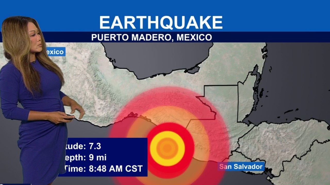 Massive earthquake strikes near Mexico, Guatamala
