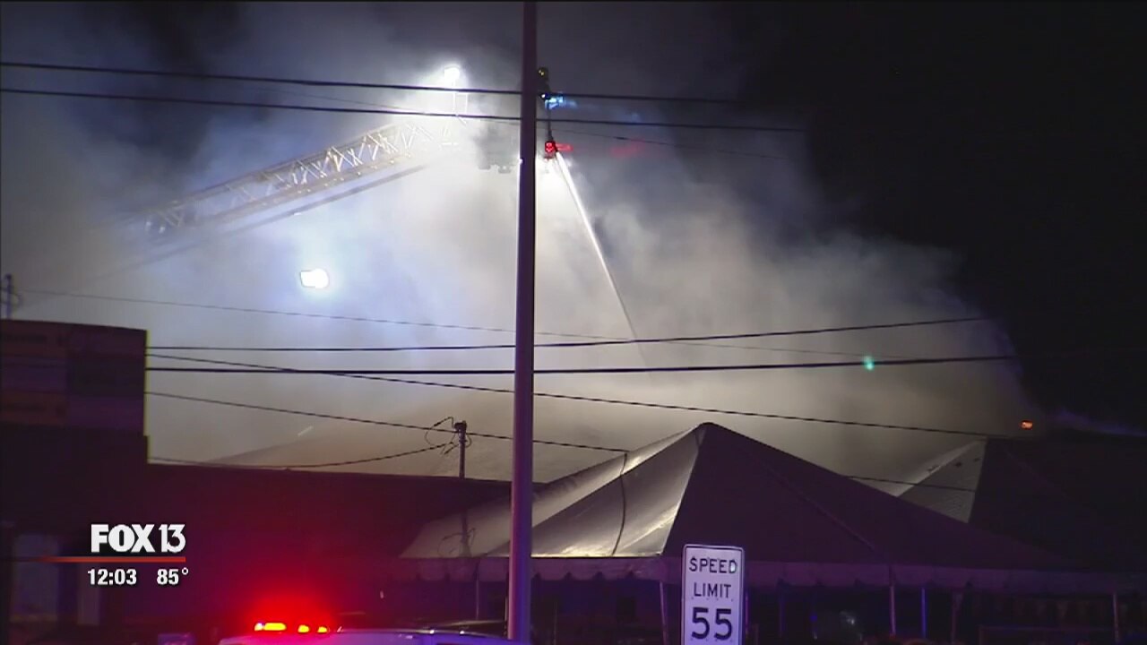Fire hits Clearwater business