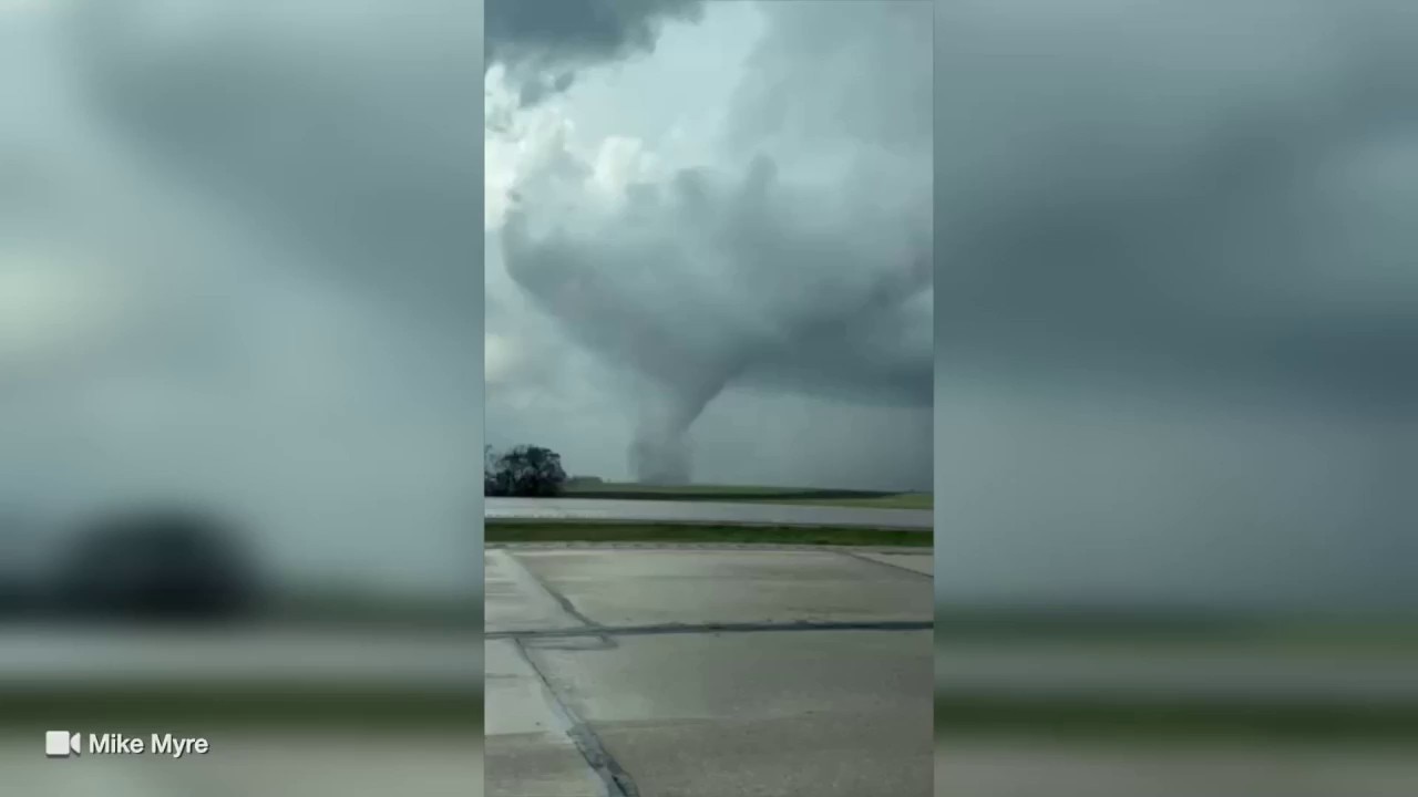 Tornado caught on video near Rochester