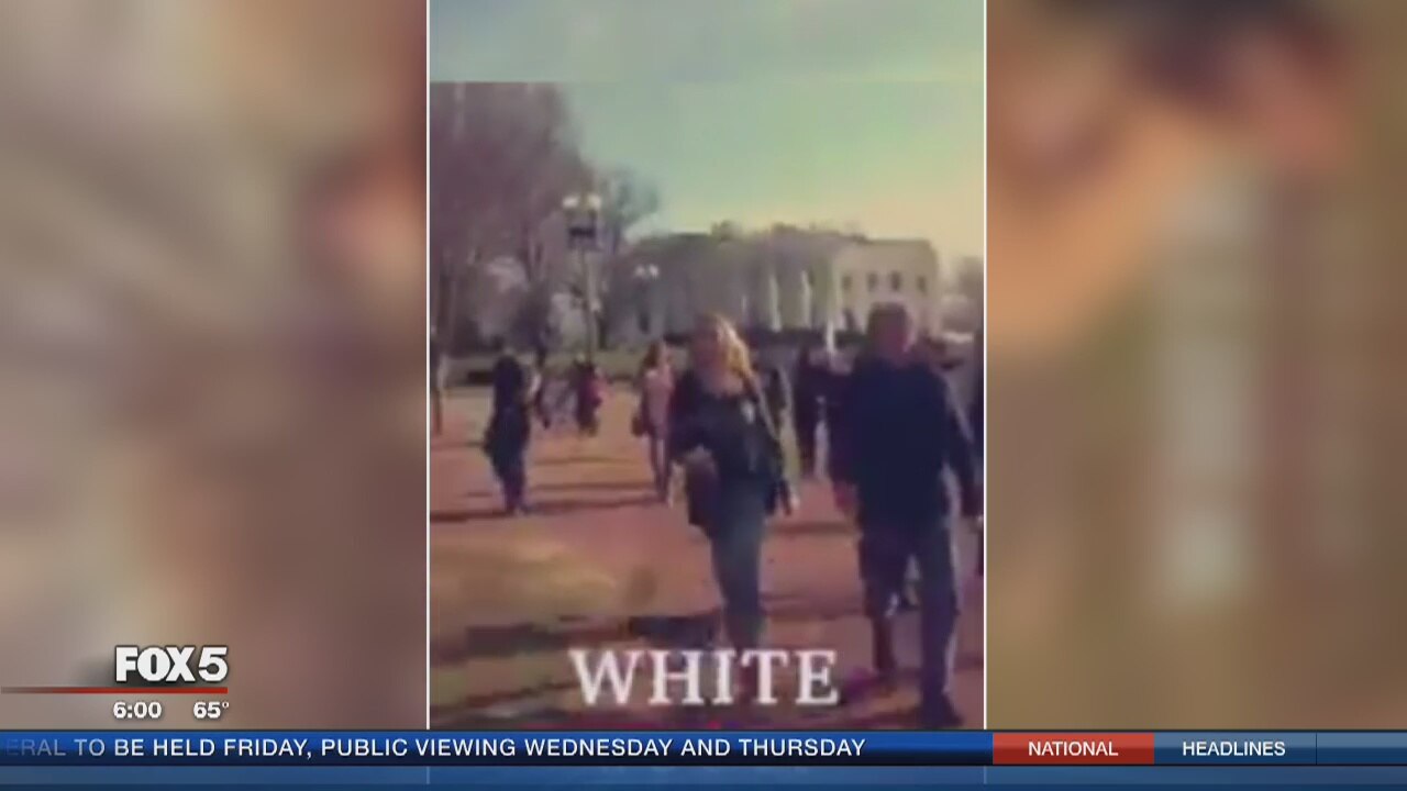 Lockdown lifted at White House