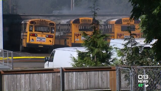 Puyallup School buses