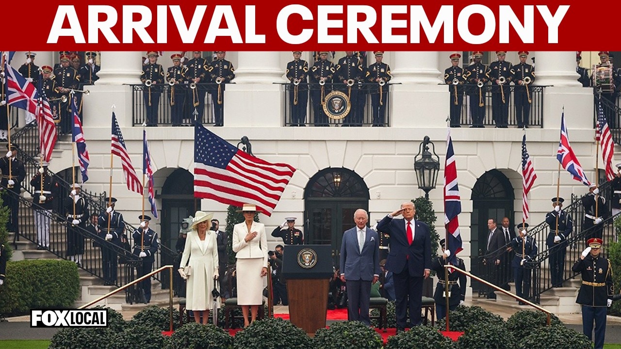 White House arrival ceremony for King Charles III and Queen Camilla
