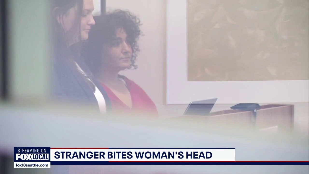 Woman attacked, bitten on the forehead in Seattle
