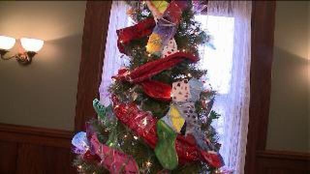 Chip learns about Festival of Trees & Music