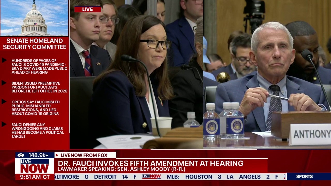 Sen. Ashley Moody, R-Fla. asks Dr. Fauci about the 6-foot social distancing rule during the COVID pandemic