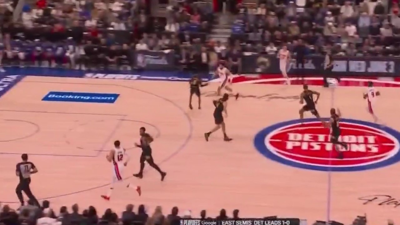 Pistons fans celebrate another playoff win