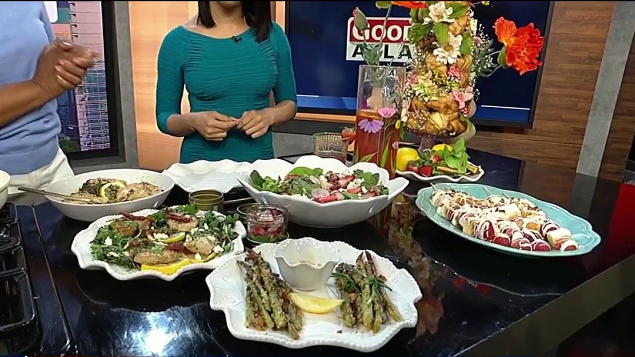 Lisa Washington shows us a Springtime harvest menu