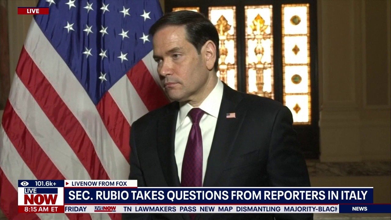 Sec. Rubio takes questions from reporters 