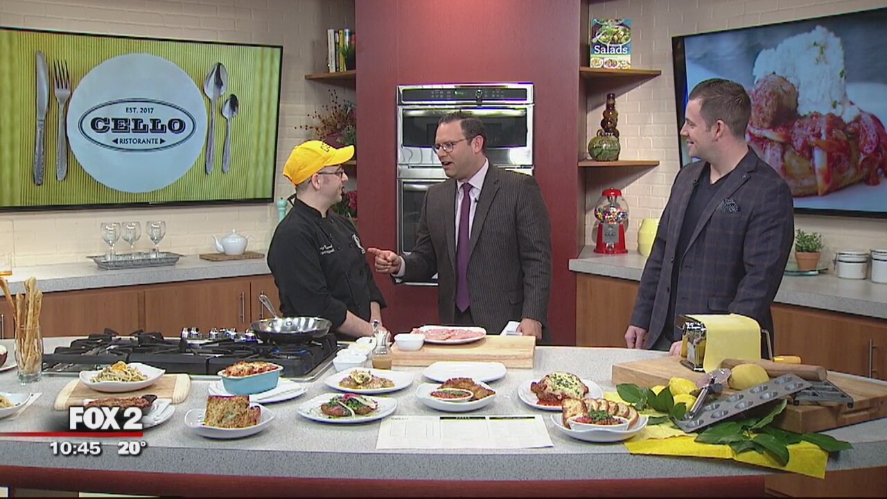 Half off for FOX 2 viewers Monday at Cello Italian Restaurant