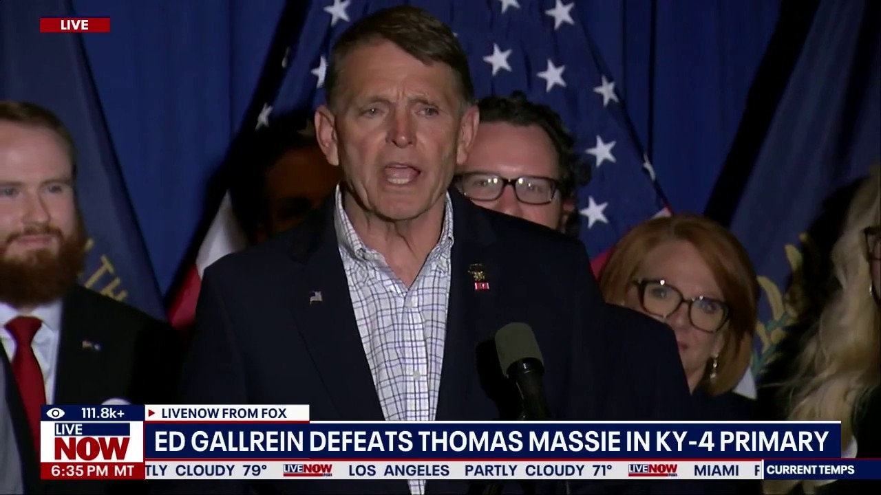 Ed Gallrein defeats Rep. Massie in GOP House primary