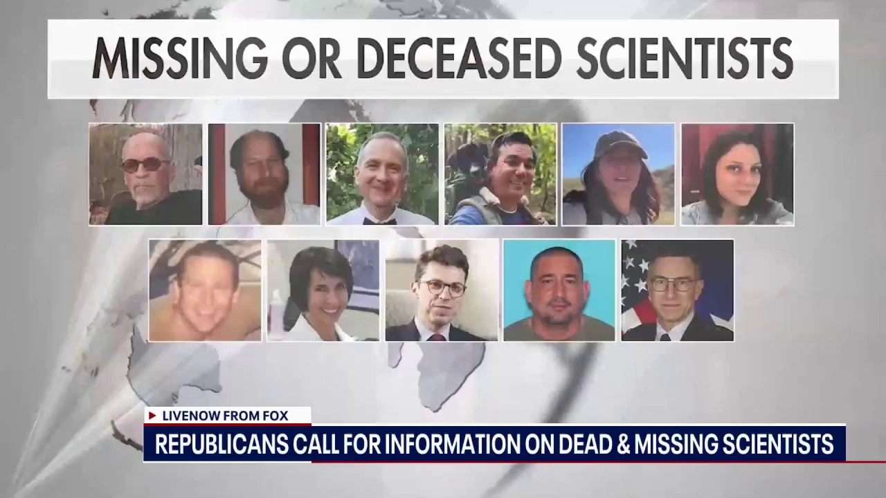 GOP requests information on dead & missing scientists