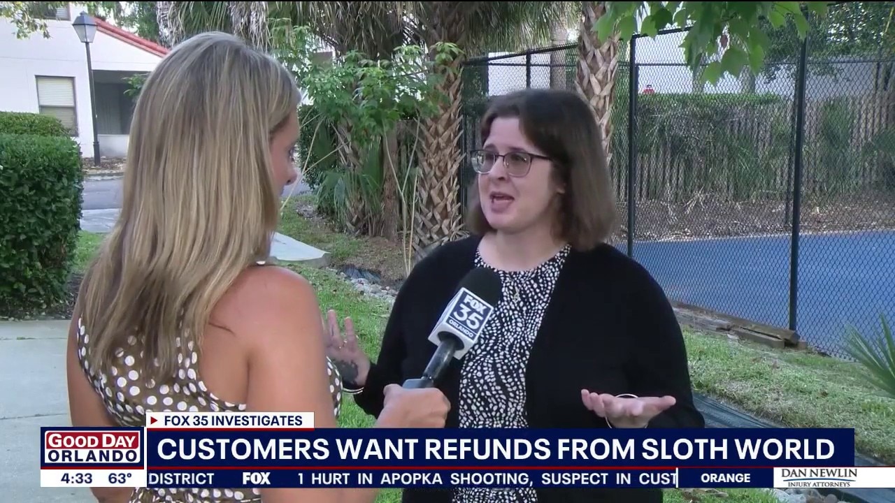 'I'm not OK with this': Woman wants refund from Sloth World
