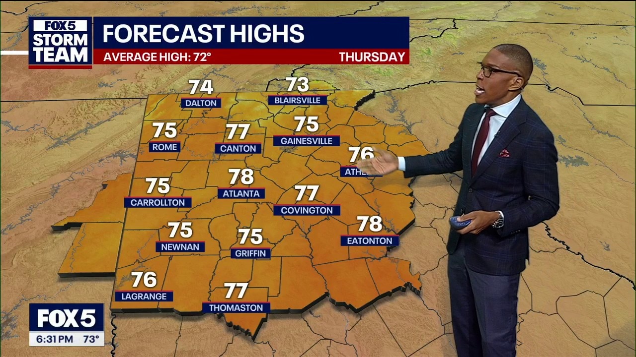 Wednesday evening weather forecast 