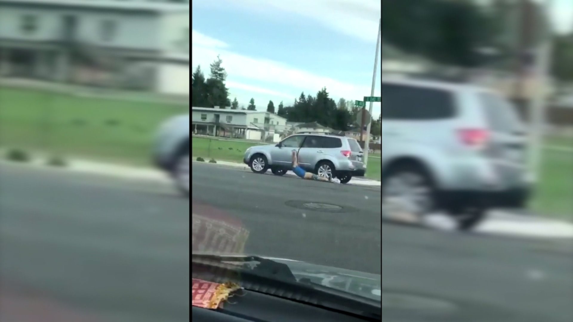 RAW: Car drags man in Kent