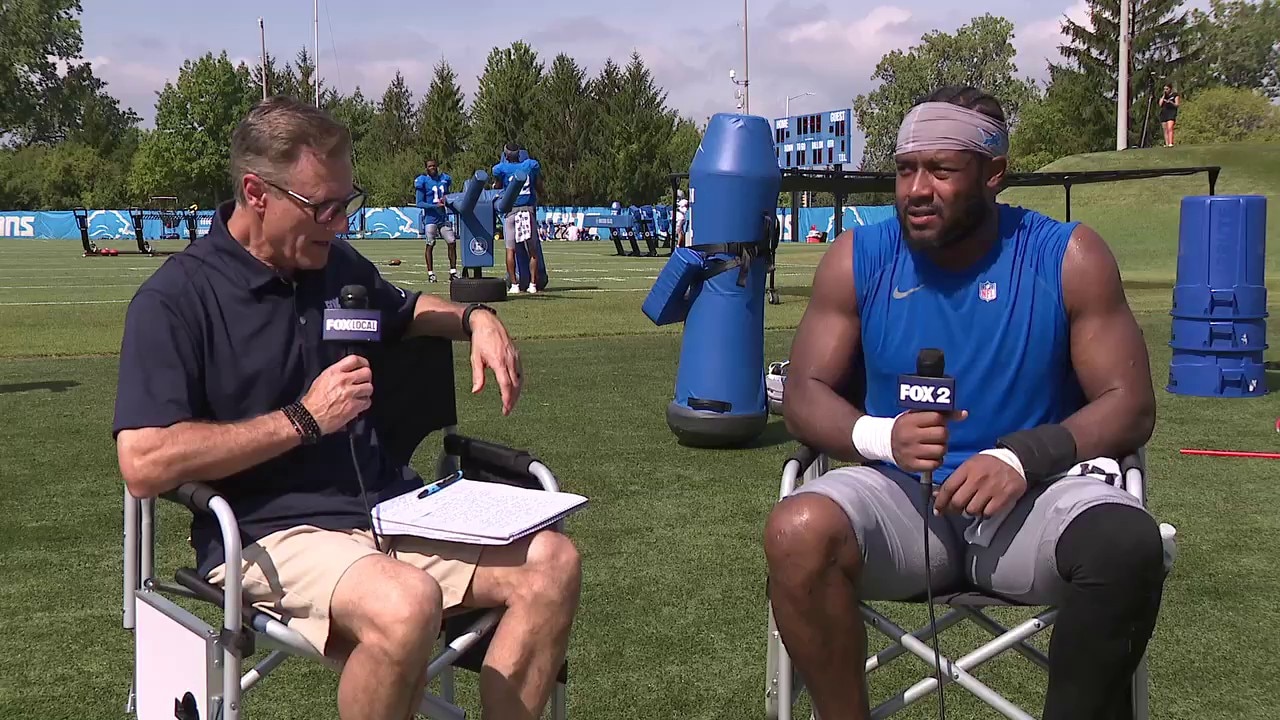 Lions Training Camp - D.J. Wonnum Interview