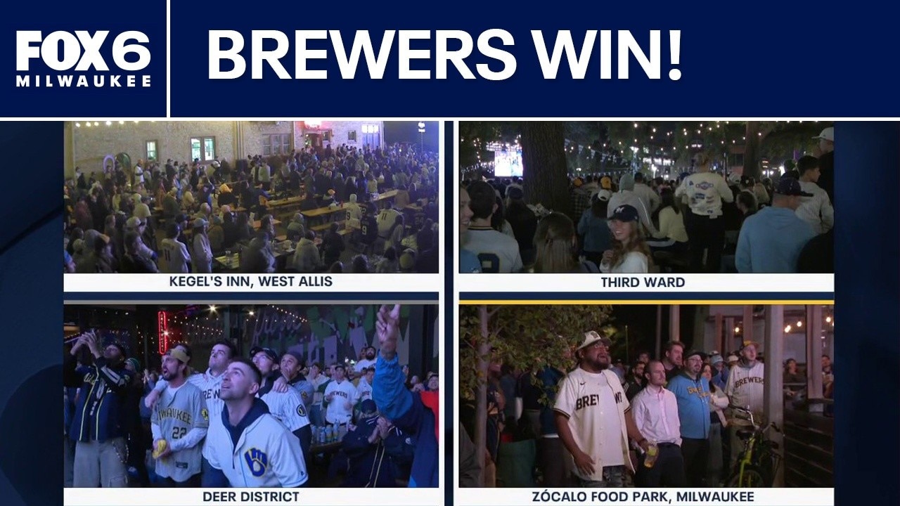 World Series: Brewers win Game 1, fans across Milwaukee area cheer