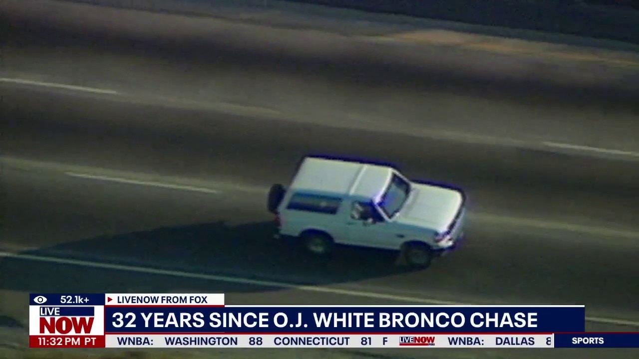 32 years since the O.J. Simpson white Bronco chase