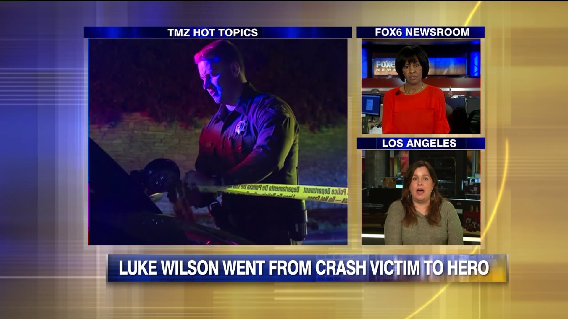 Luke Wilson is being called a hero