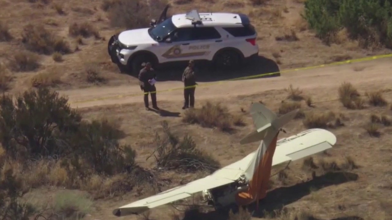 Two killed in plane crash near Hesperia Airport 