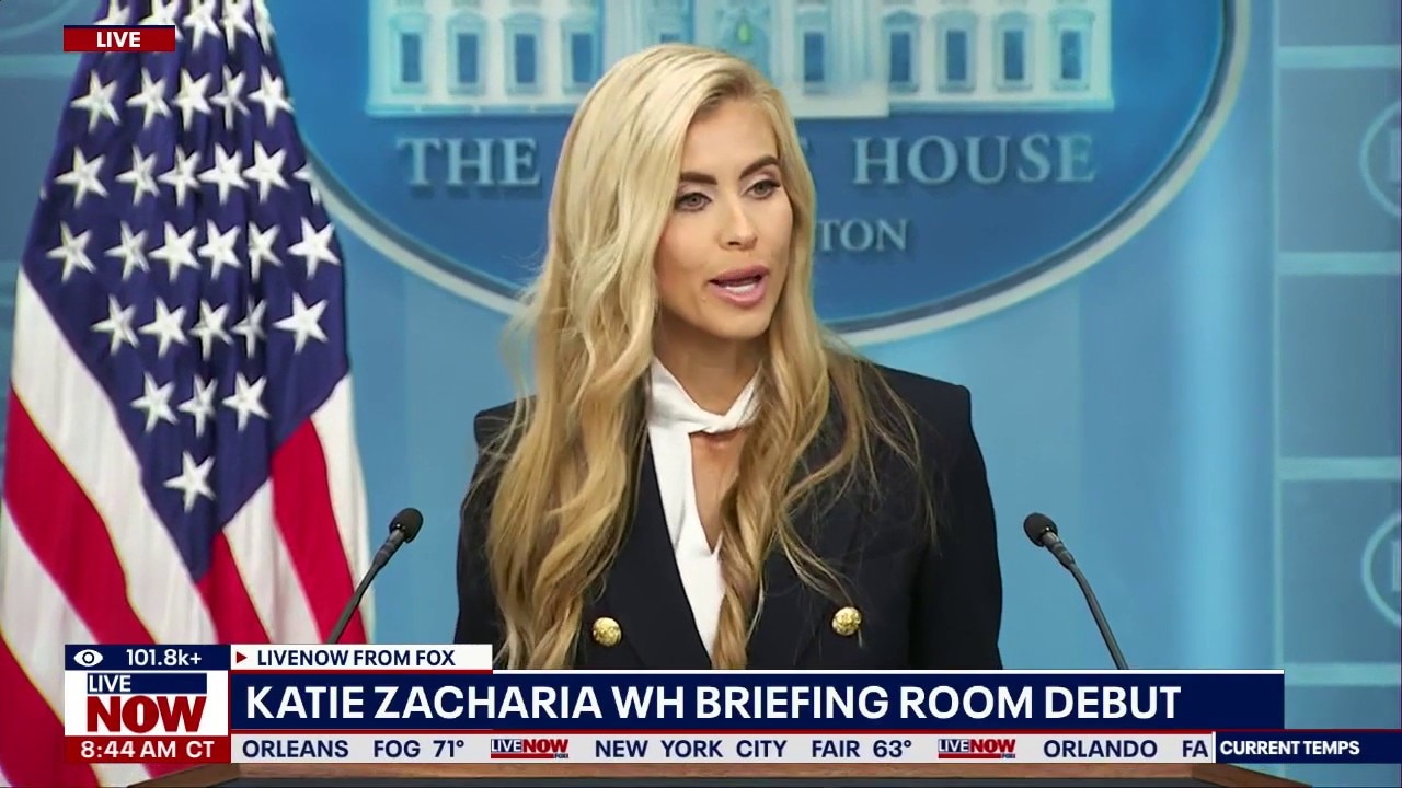 Katie Zacharia holds first WH briefing