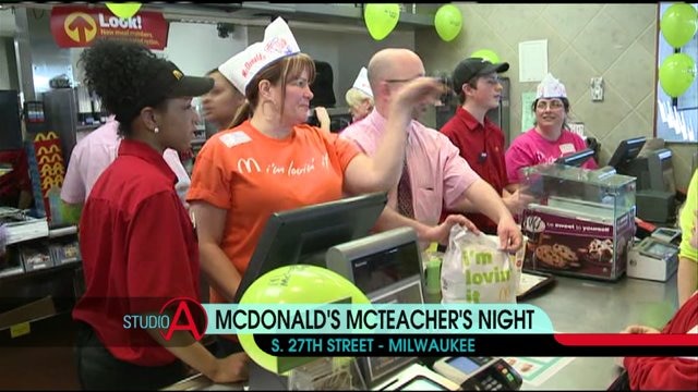 McTeacher`s Night is fun for students and teachers alike